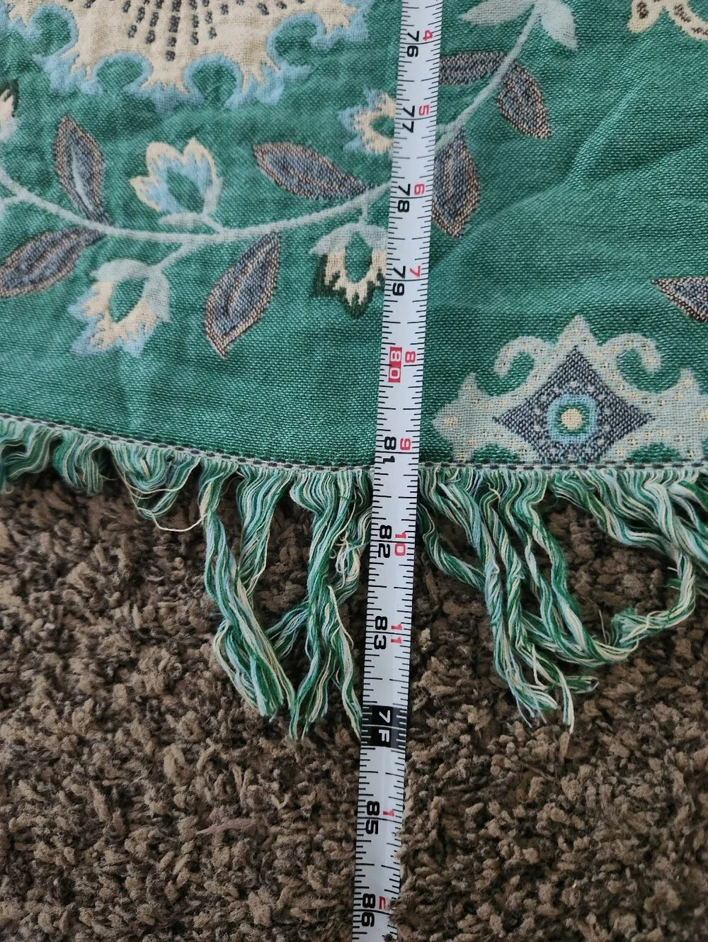 Cotton Reversible Throw Blanket